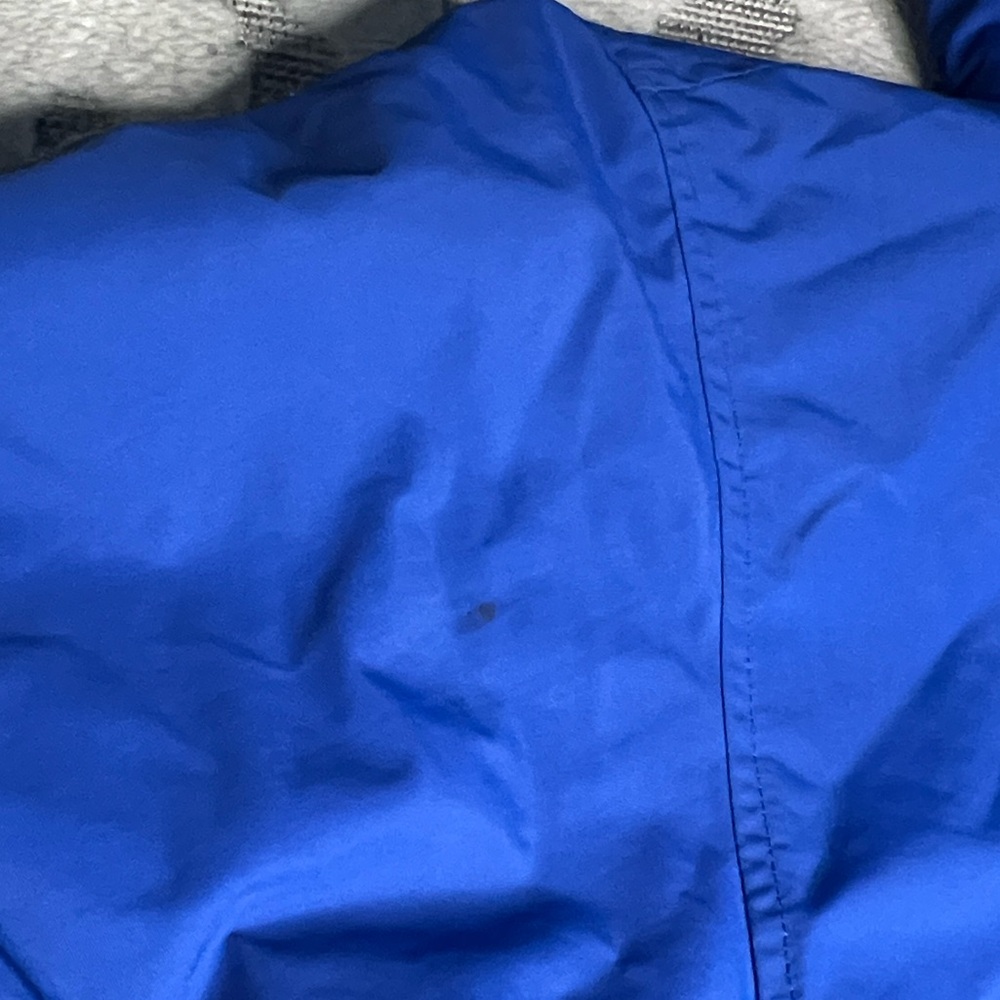 Lands' End Mens Squall Parka Waterproof Fleece Lined Polartec Jacket Blue XL - Picture 5 of 8
